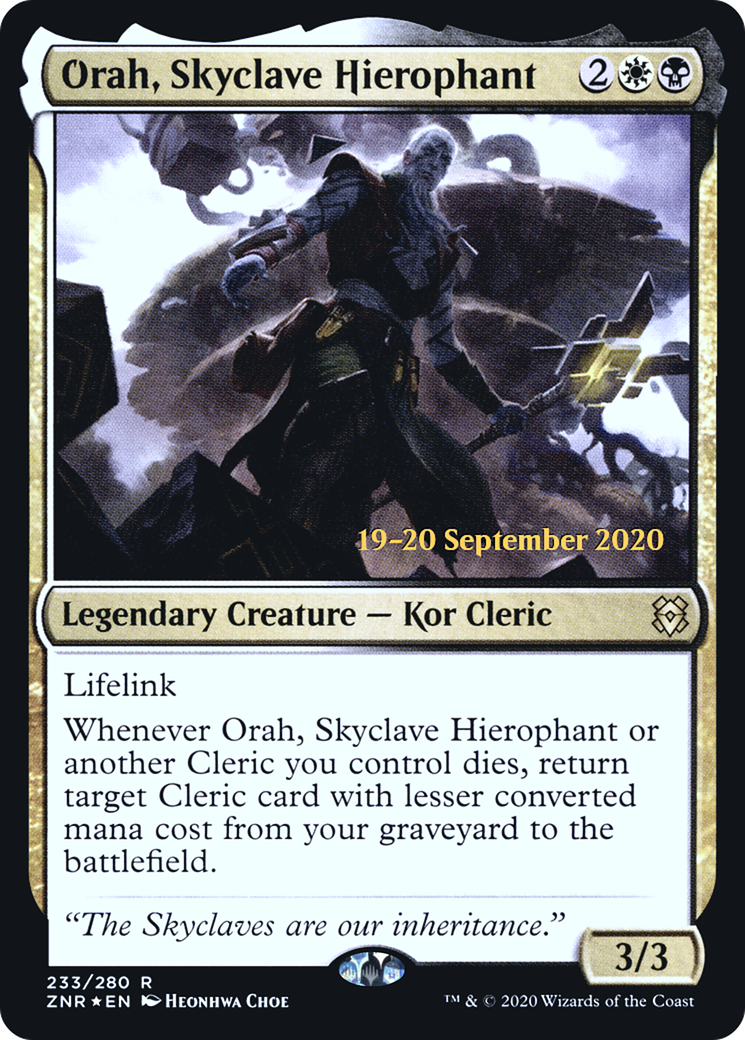 Orah, Skyclave Hierophant (PRE-233S) (Foil)