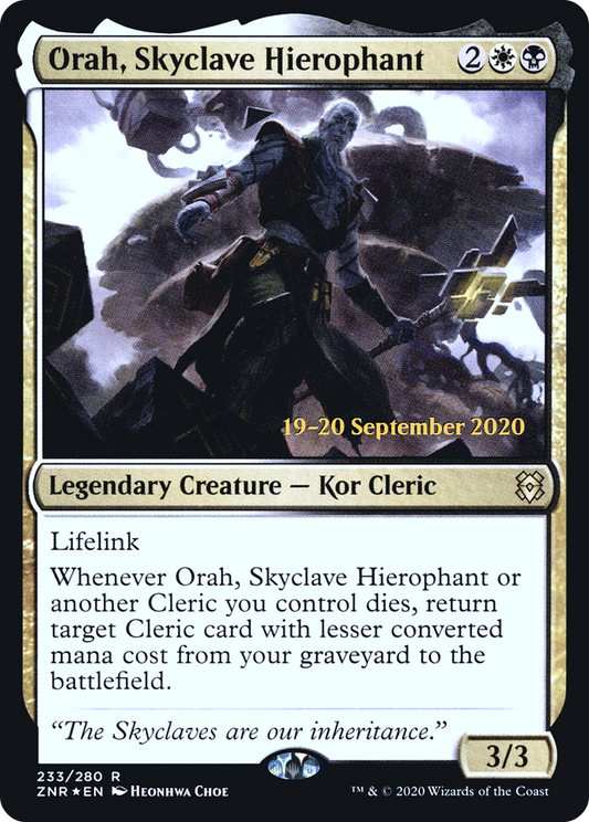 Orah, Skyclave Hierophant (PRE-233S) (Foil)