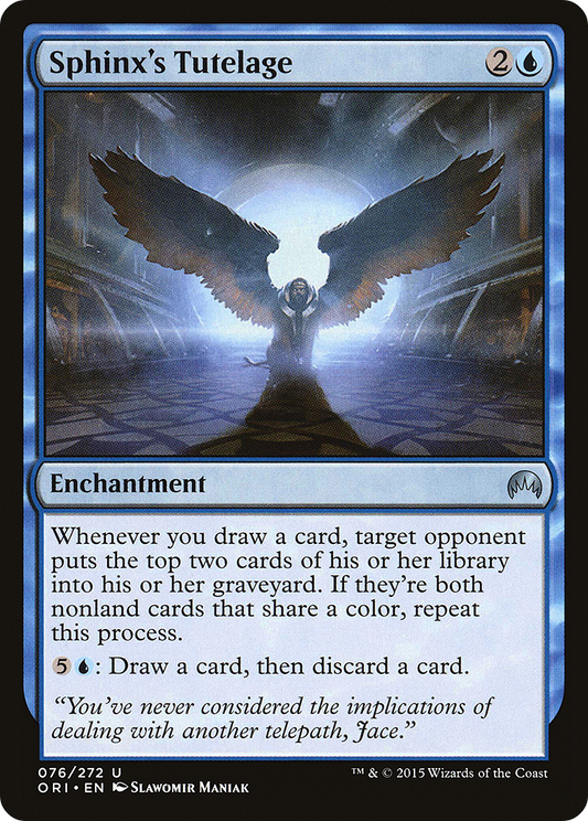 Sphinx's Tutelage (ORI-076) (Foil)
