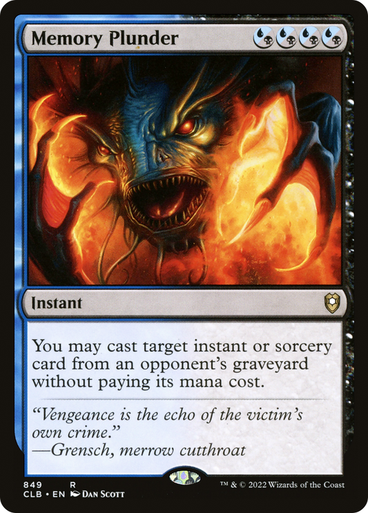 Memory Plunder (CLB-849)