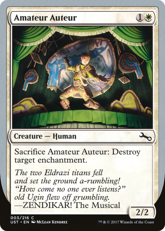 Amateur Auteur (UST-03D) (Foil)