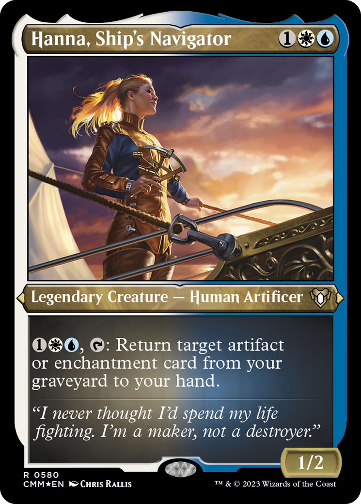 Hanna, Ship's Navigator (CMM-580) (Etched Foil)