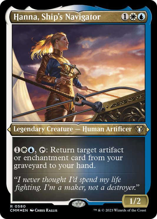 Hanna, Ship's Navigator (CMM-580) (Etched Foil)