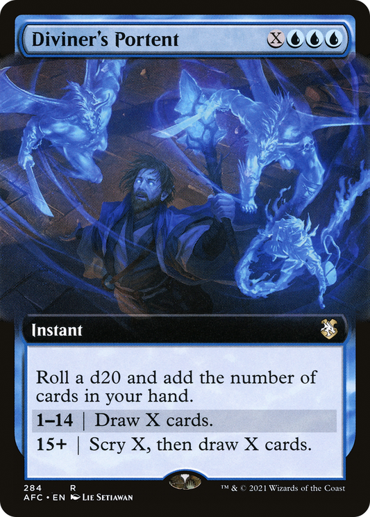 Diviner's Portent (AFC-284) (Extended Art)