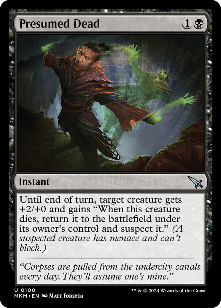Presumed Dead (MKM-100) (Foil)