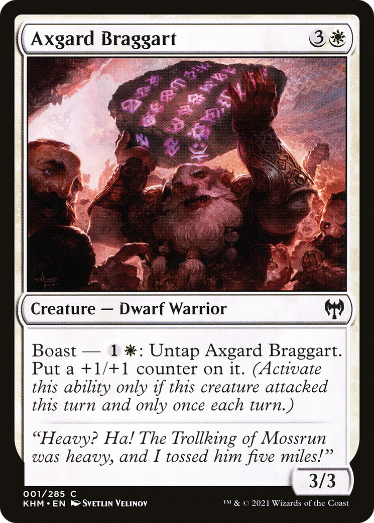 Axgard Braggart (KHM-001) (Foil)