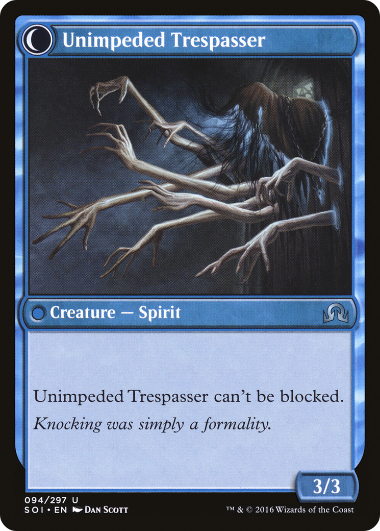 Uninvited Geist // Unimpeded Trespasser (SOI-094)