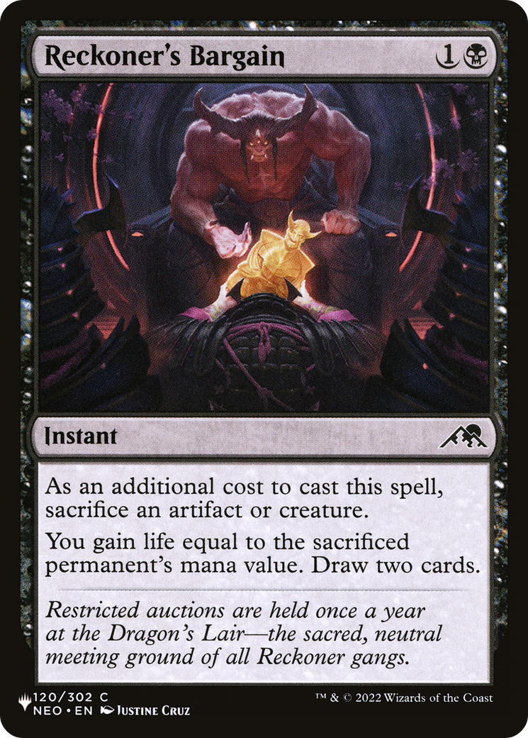 Reckoner's Bargain (LIST-NEO-120)