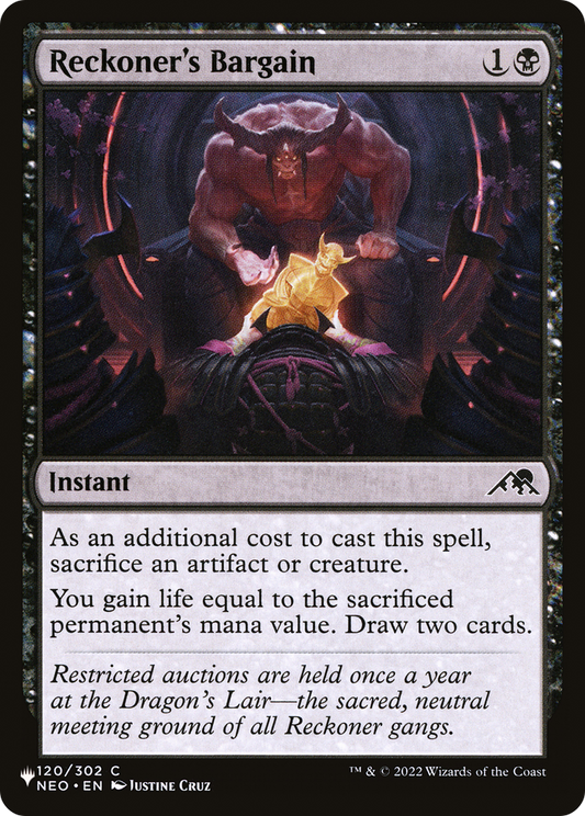 Reckoner's Bargain (LIST-NEO-120)