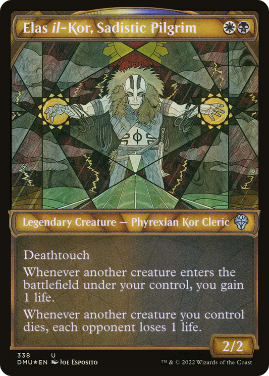 Elas il-Kor, Sadistic Pilgrim (DMU-338) (Showcase) (Textured Foil)