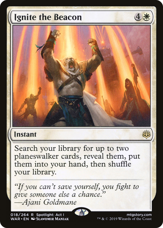 Ignite the Beacon (WAR-018) (Foil)