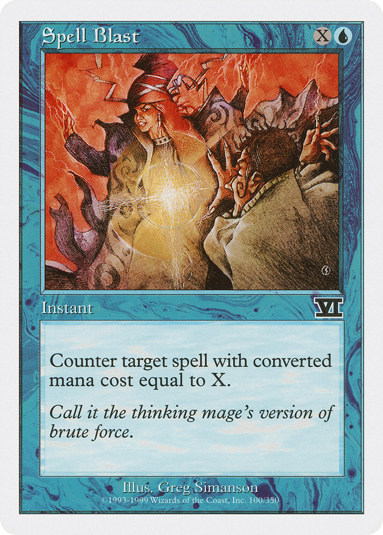 Spell Blast (6ED-100)