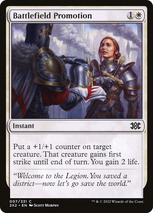 Battlefield Promotion (2X2-007) (Foil)