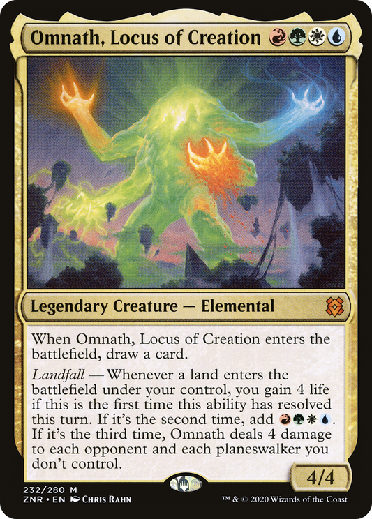 Omnath, Locus of Creation (ZNR-232) (Foil)