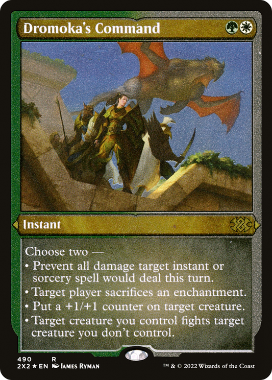 Dromoka's Command (2X2-490) (Etched Foil)