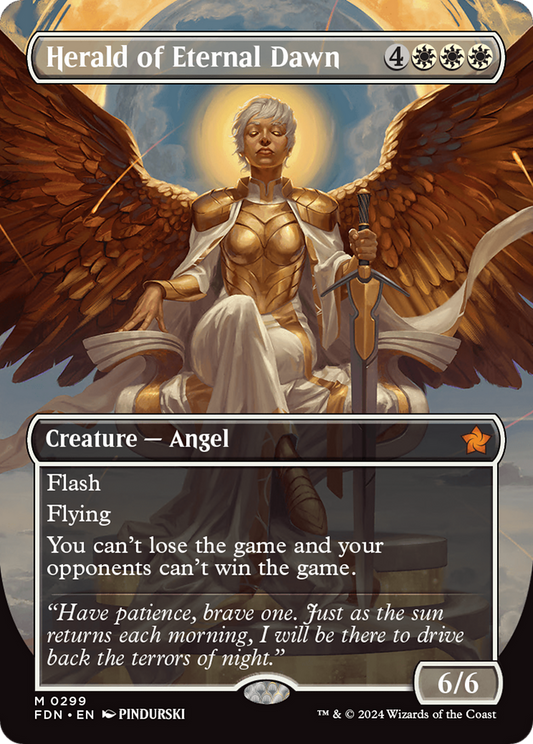 Herald of Eternal Dawn (FDN-299) (Borderless)