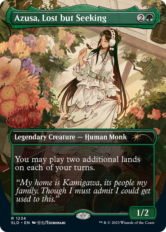 Azusa, Lost but Seeking (SLD-1234) (Borderless) (Foil)