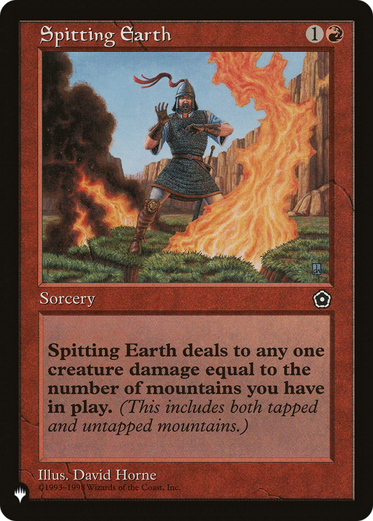 Spitting Earth (LIST-P02-116)