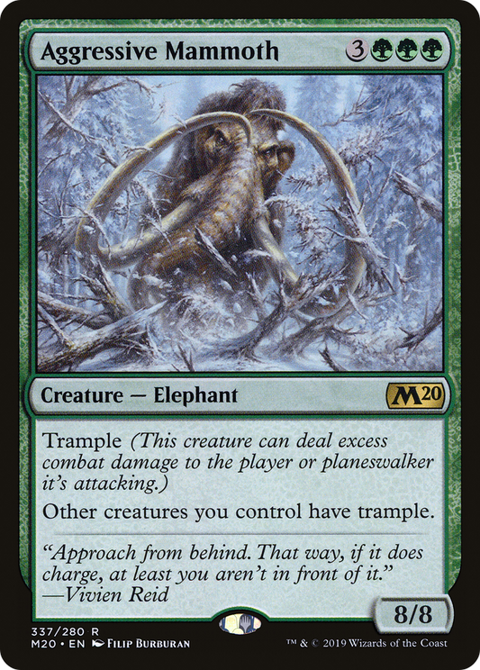 Aggressive Mammoth (M20-337)