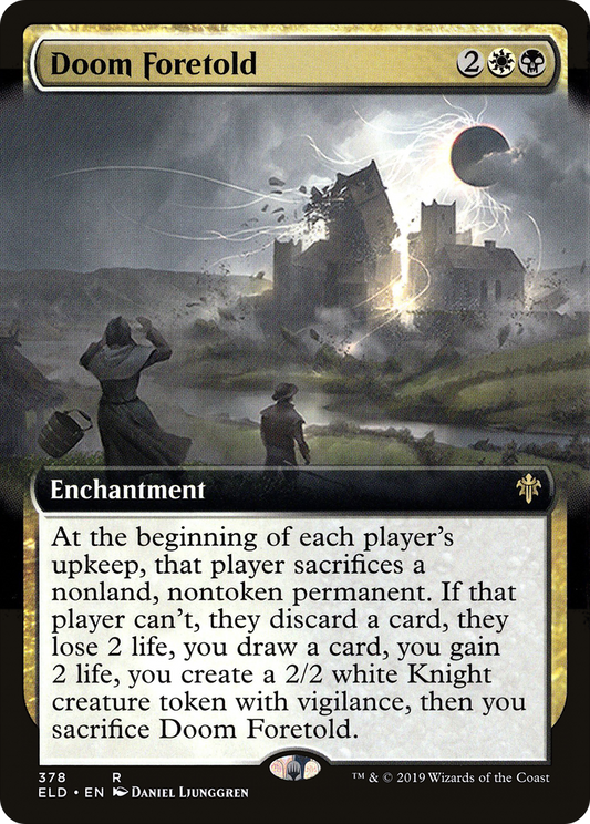 Doom Foretold (ELD-378) (Extended Art) (Foil)