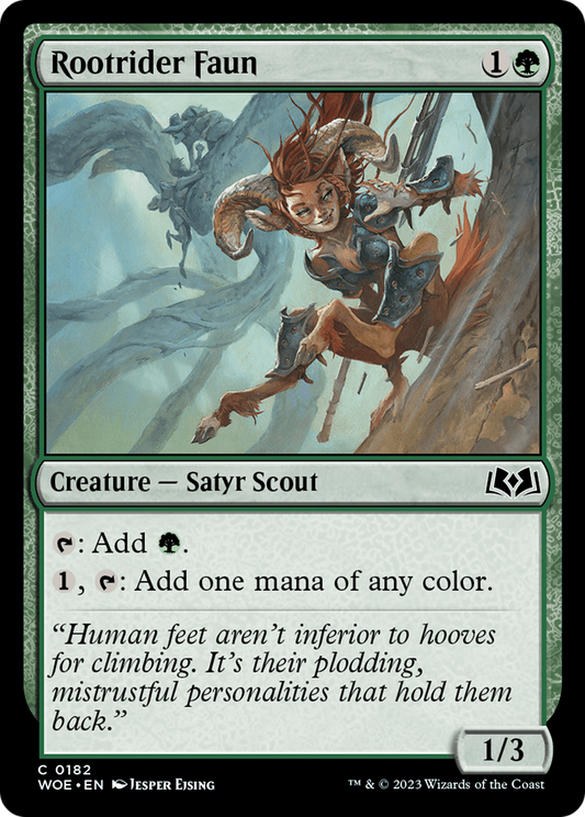 Rootrider Faun (WOE-182) (Foil)