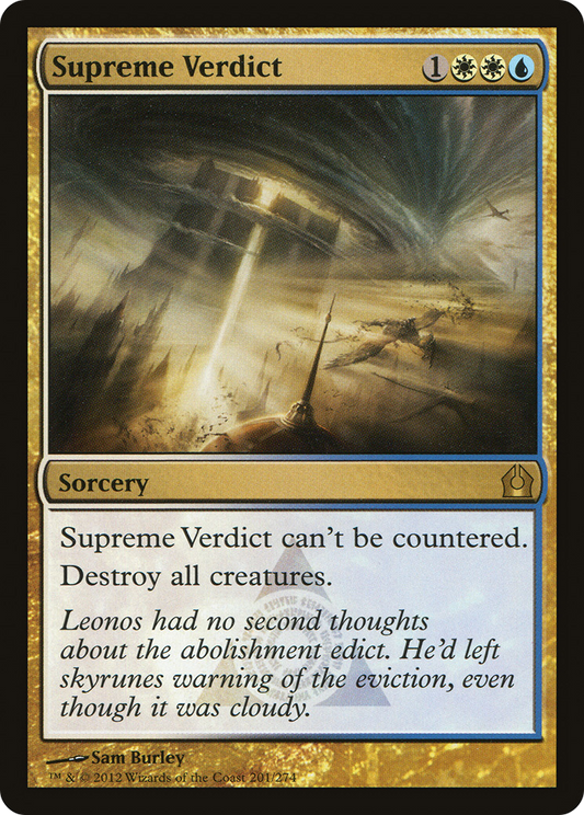 Supreme Verdict (RTR-201) (Foil)
