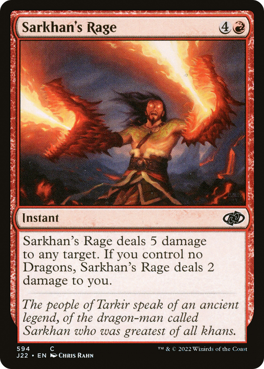 Sarkhan's Rage (J22-594)