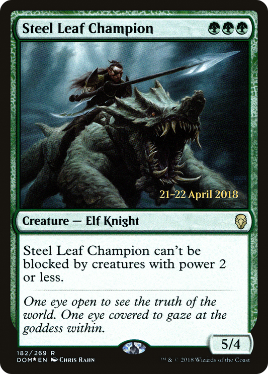 Steel Leaf Champion (PRE-182S) (Foil)