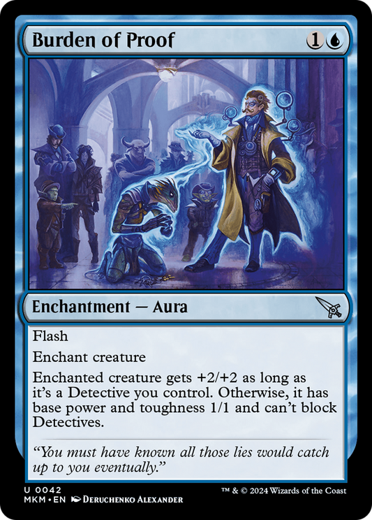 Burden of Proof (MKM-042) (Foil)