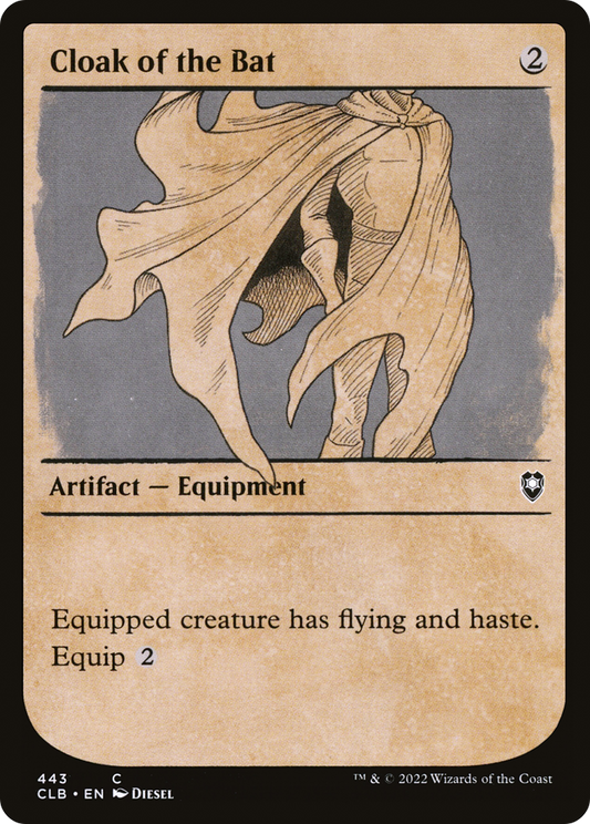 Cloak of the Bat (CLB-443) (Showcase) (Foil)