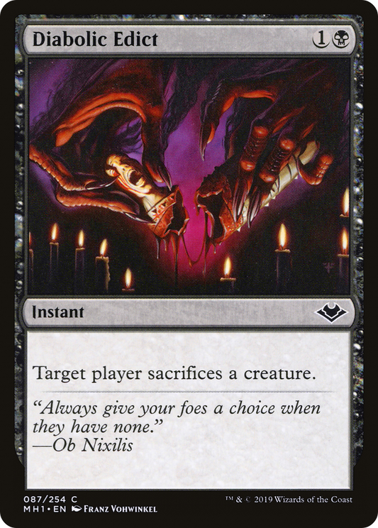 Diabolic Edict (MH1-087)