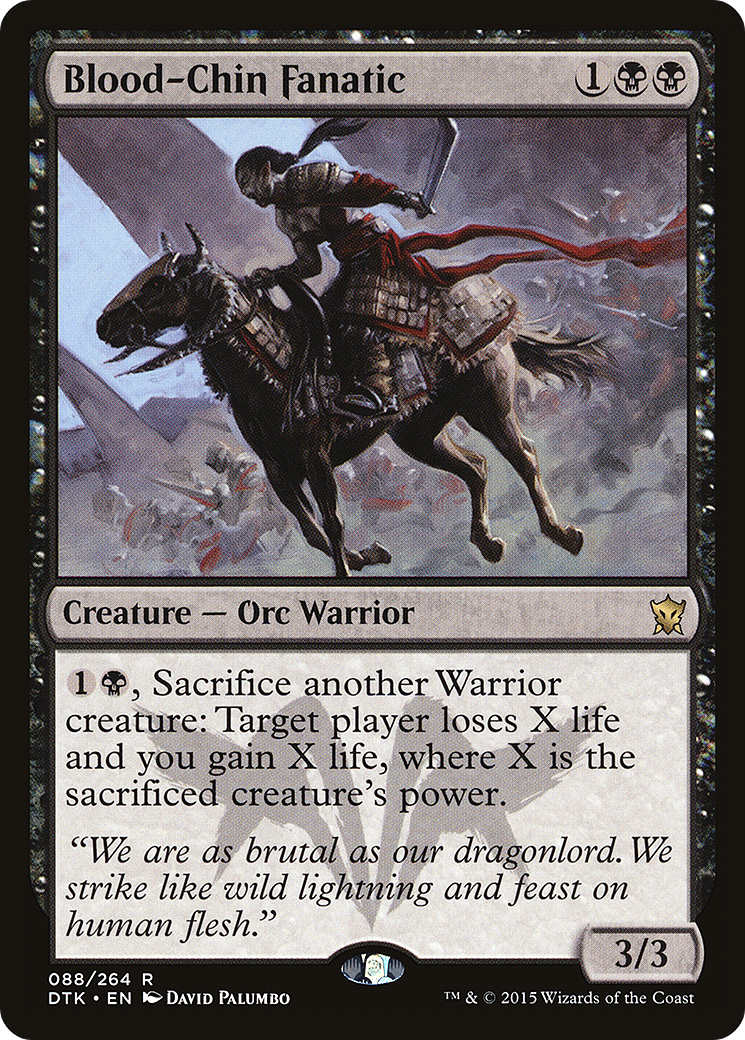 Blood-Chin Fanatic (DTK-088) (Foil)
