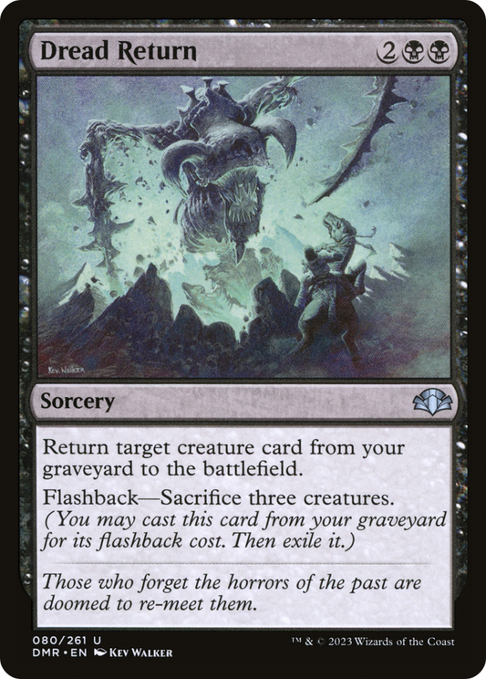 Dread Return (DMR-080) (Foil)