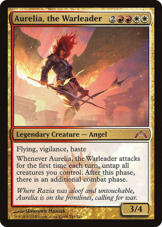 Aurelia, the Warleader (GTC-143) (Foil)