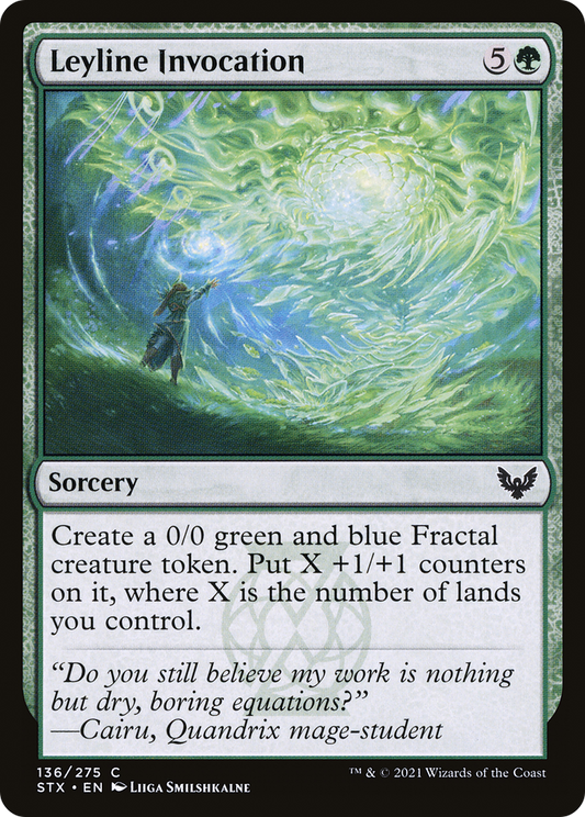 Leyline Invocation (STX-136) (Foil)