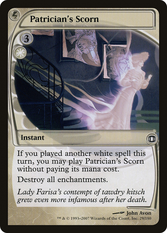 Patrician's Scorn (FUT-029) (Foil)