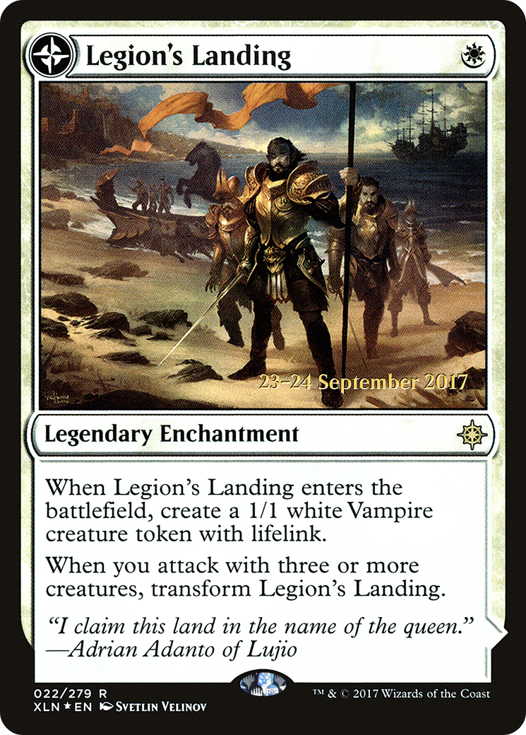 Legion's Landing // Adanto, the First Fort (PRE-22S) (Foil)