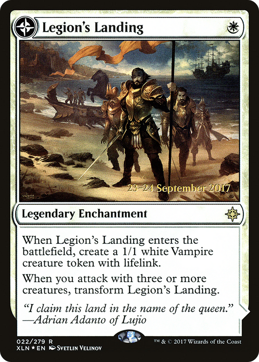 Legion's Landing // Adanto, the First Fort (PRE-22S) (Foil)