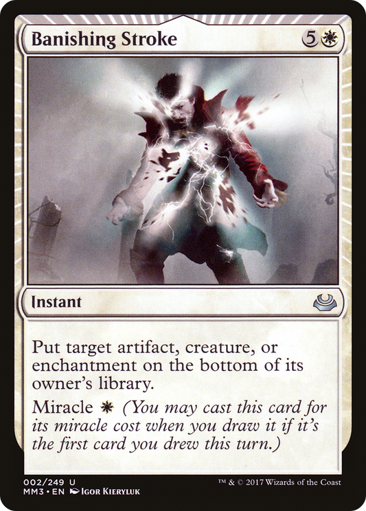 Banishing Stroke (MM3-002) (Foil)