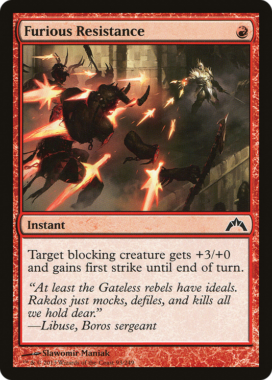 Furious Resistance (GTC-093) (Foil)