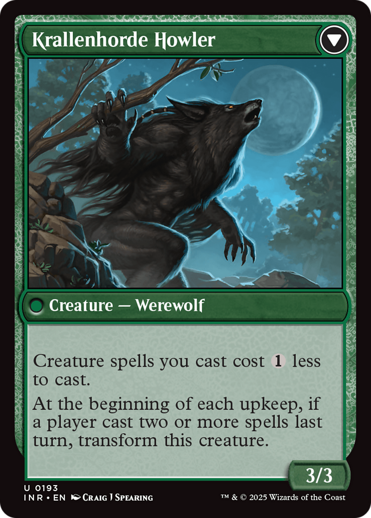Duskwatch Recruiter // Krallenhorde Howler (INR-193)