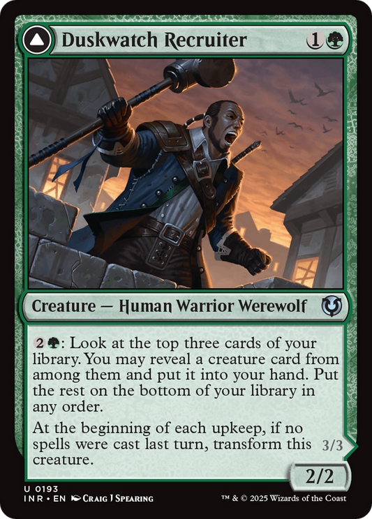 Duskwatch Recruiter // Krallenhorde Howler (INR-193)