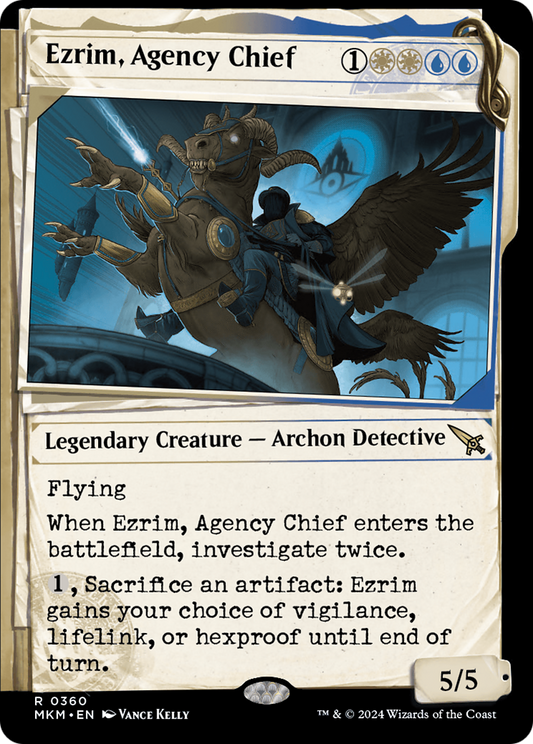 Ezrim, Agency Chief (MKM-360) (Showcase) (Foil)