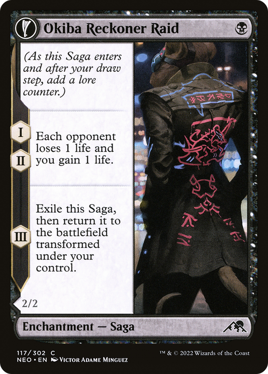 Okiba Reckoner Raid // Nezumi Road Captain (NEO-117) (Foil)