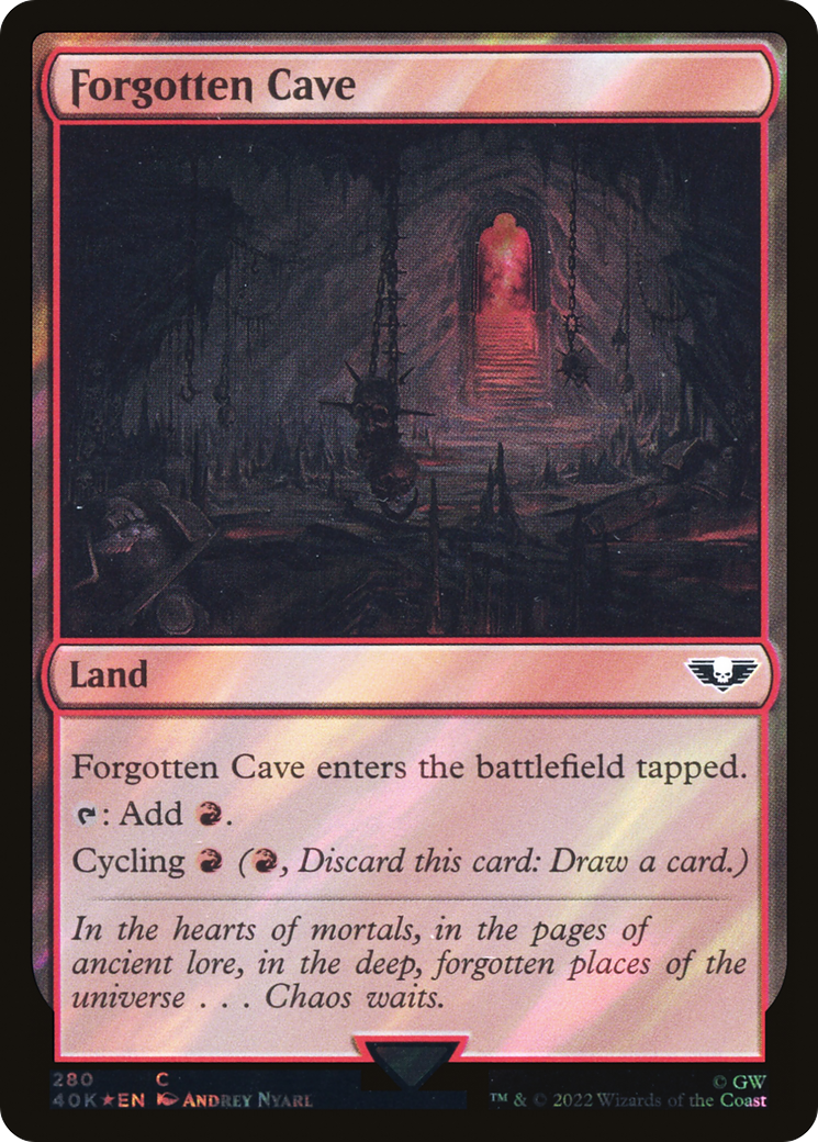 Forgotten Cave (40K-280★) (Surge Foil)