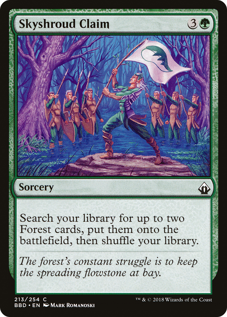 Skyshroud Claim (BBD-213) (Foil)