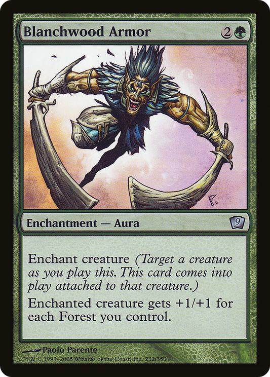 Blanchwood Armor (9ED-232★) (Foil)