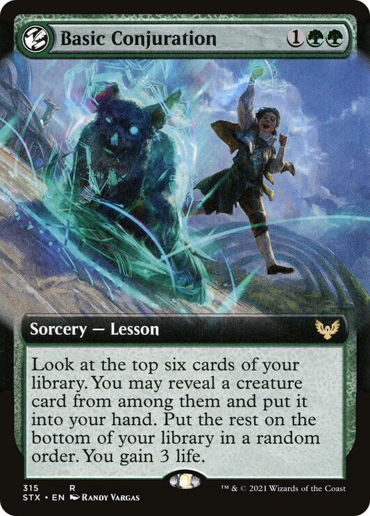 Basic Conjuration (STX-315) (Extended Art) (Foil)