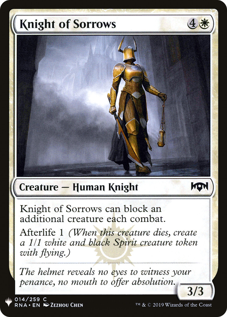 Knight of Sorrows (LIST-RNA-14)