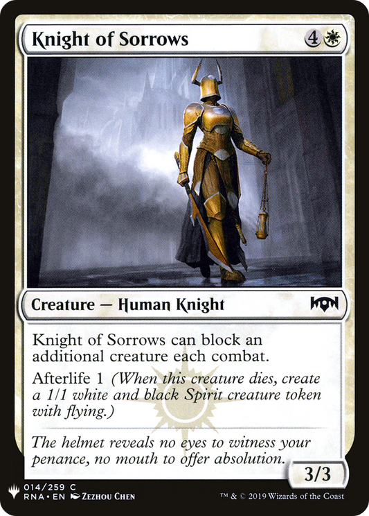Knight of Sorrows (LIST-RNA-14)